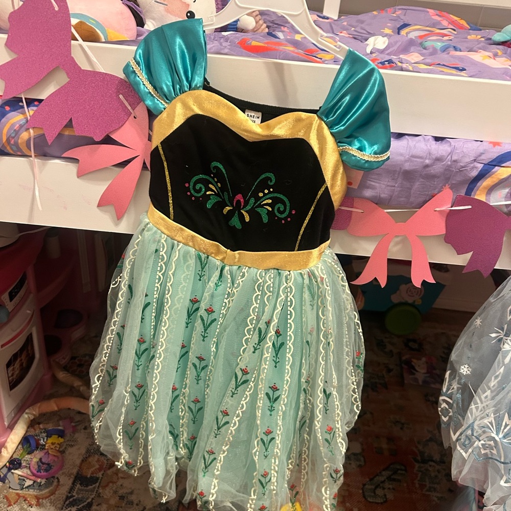 Enchanting Princess Anna Costume dress